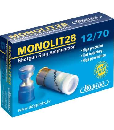 Balles de fusil MONOLIT 28 - Cal 12/70 | D Dupleks