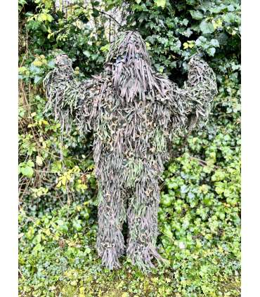 Jackal Ghillie Verte Motif Woodland | CamoSystems