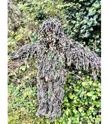 Jackal Ghillie Verte Motif Woodland | CamoSystems
