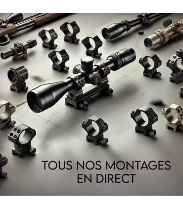 Montages pour Optiques - Compatibilité Totale avec Toutes les Armes et Optiques