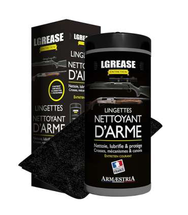 NETTOYANT LUBRIFIANT LINGETTE LGREASE 36 PIECES | Armaestria
