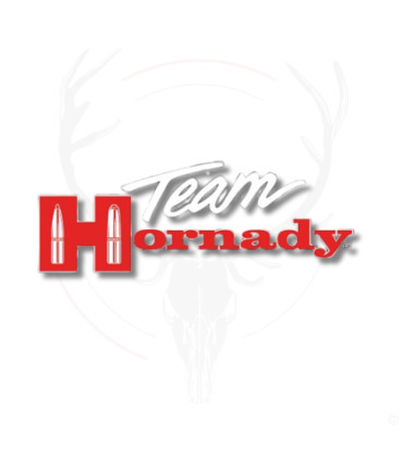 Autocollant transfert Hornady Team rouge et blanc